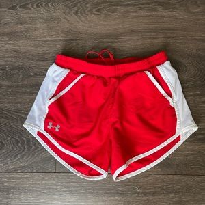 Underarmour Firetruck Red shorts